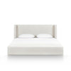 Harmony Performance Chenille Storage Bed - Cream / King
