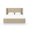 Harmony Performance Chenille Storage Bed - Tan / Queen