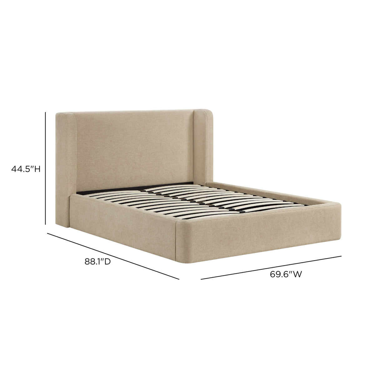 Harmony Performance Chenille Storage Bed - TOV-B69445