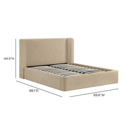 Harmony Performance Chenille Storage Bed - TOV-B69445