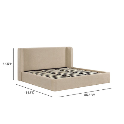 Harmony Performance Chenille Storage Bed - TOV-B69446