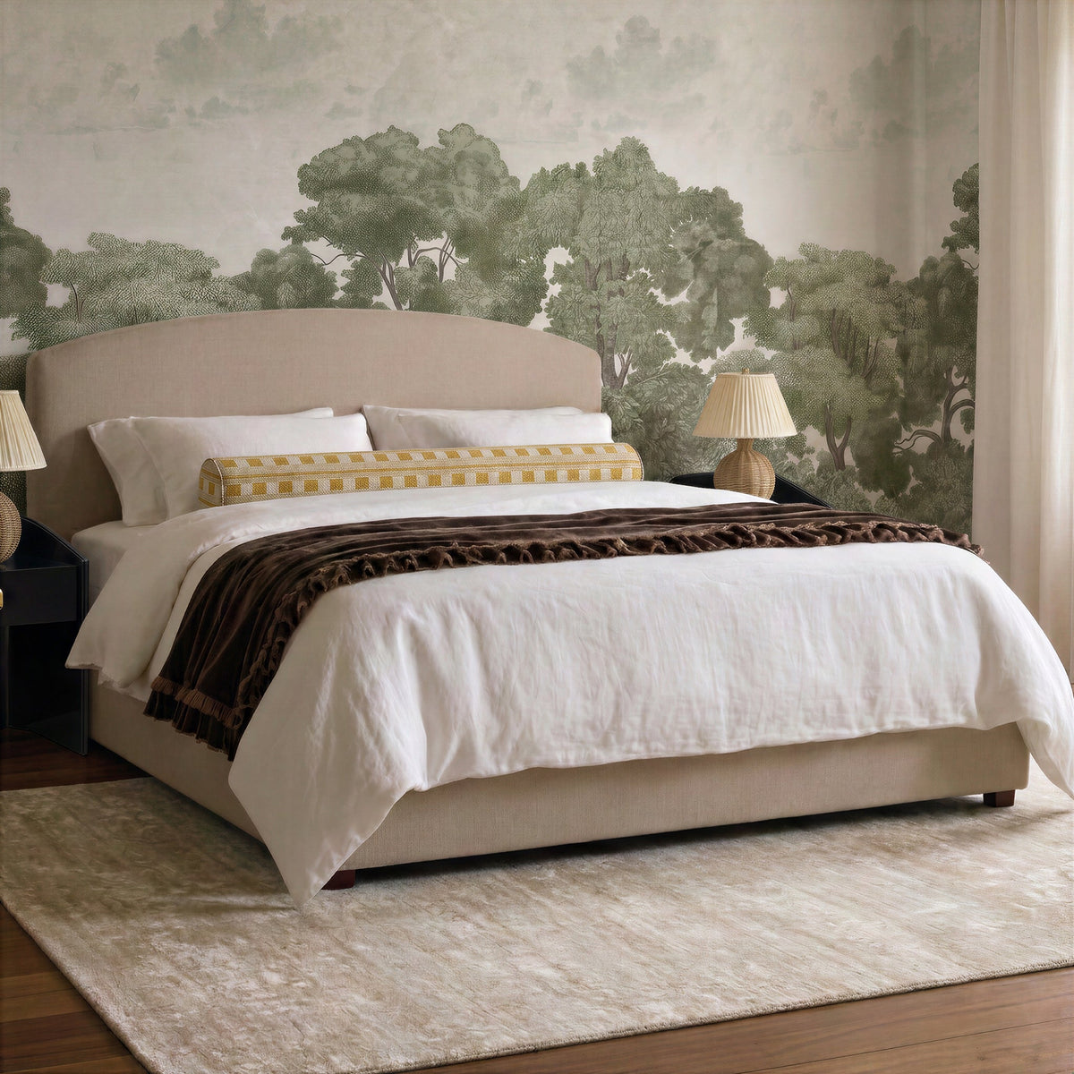 Leah Performance Chenille Bed - TOV-B69449