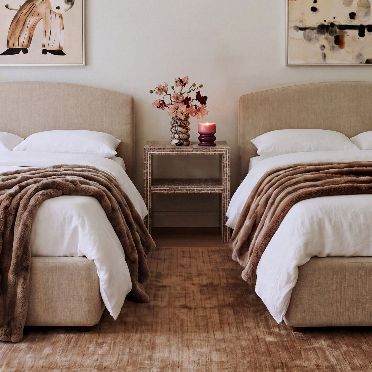 Leah Performance Chenille Bed - TOV-B69449