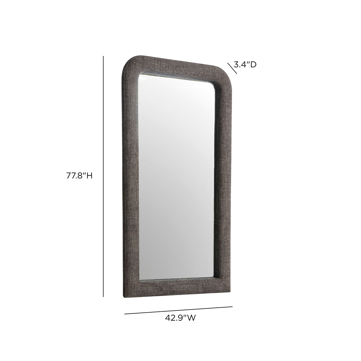Heidi 43"X78" Upholstered Oversized Floor Mirror - TOV-C69399