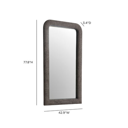 Heidi 43"X78" Upholstered Oversized Floor Mirror - TOV-C69399