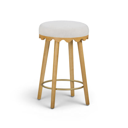 Oodle Performance Vegan Mohair Bar and Counter Stool - TOV-D54969