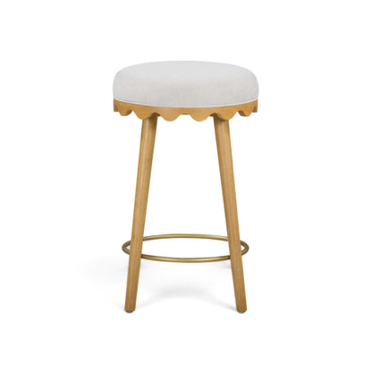 Oodle Performance Vegan Mohair Bar and Counter Stool - TOV-D54969