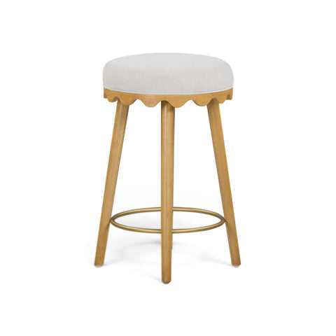 Oodle Performance Vegan Mohair Bar and Counter Stool - TOV-D54969