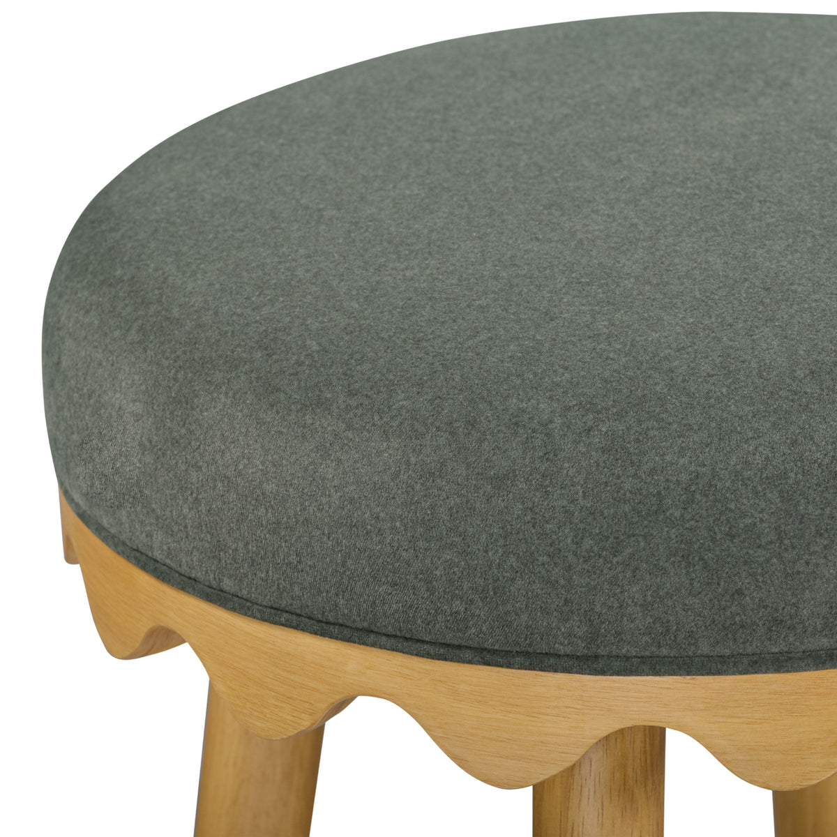 Oodle Performance Vegan Mohair Bar and Counter Stool - TOV-D54971