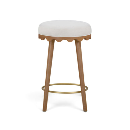 Oodle Performance Vegan Mohair Bar and Counter Stool - TOV-D54972