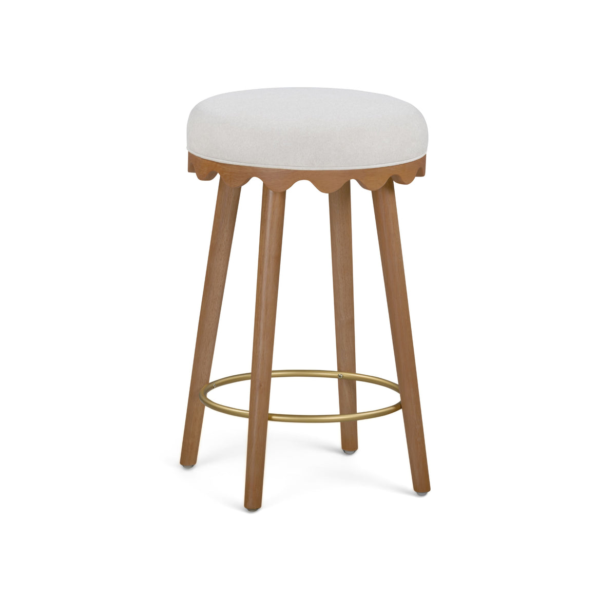 Oodle Performance Vegan Mohair Bar and Counter Stool - TOV-D54972