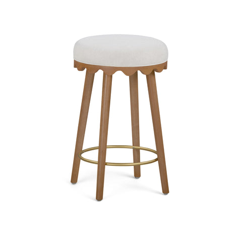 Oodle Performance Vegan Mohair Bar and Counter Stool - TOV-D54972