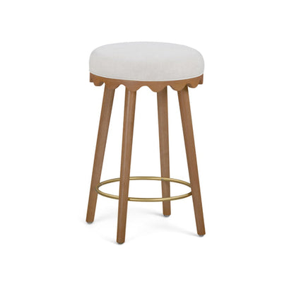 Oodle Performance Vegan Mohair Bar and Counter Stool - TOV-D54972