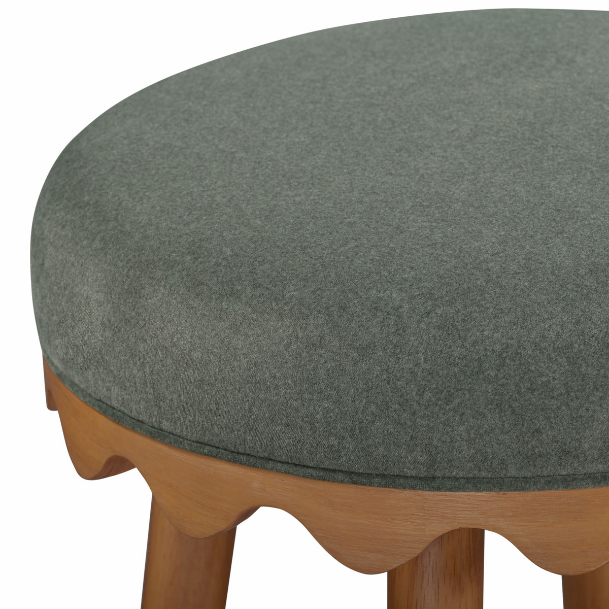 Oodle Performance Vegan Mohair Bar and Counter Stool - TOV-D54974