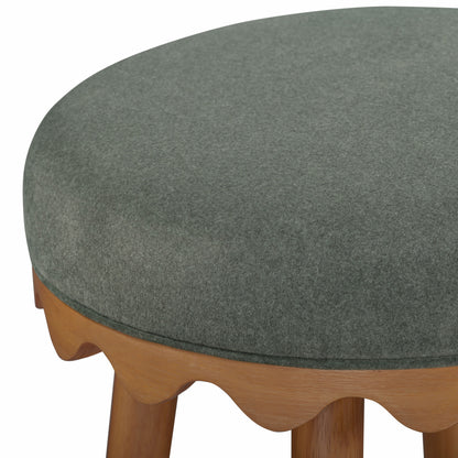 Oodle Performance Vegan Mohair Bar and Counter Stool - TOV-D54974