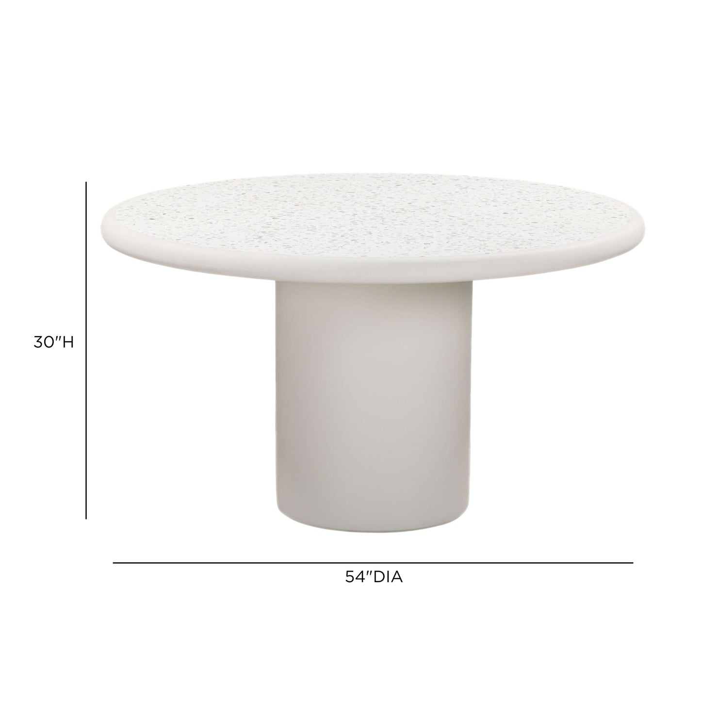 Billy Concrete Terrazzo Indoor/Outdoor Dining Table - TOV-D55027