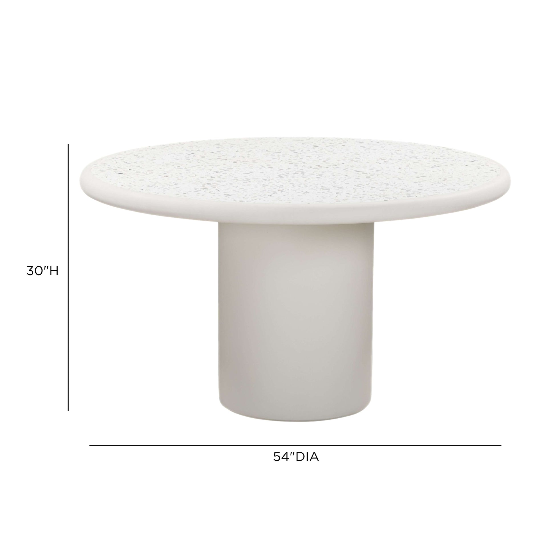 Billy Concrete Terrazzo Indoor/Outdoor Dining Table - TOV-D55027