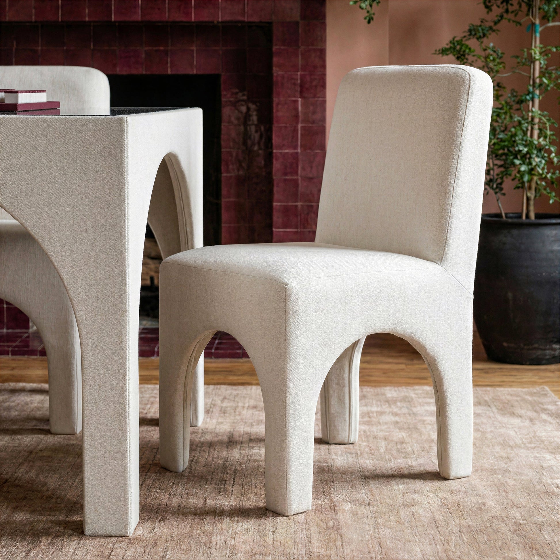 Tomlin Performance Chenille Dining Chair - TOV-D55112