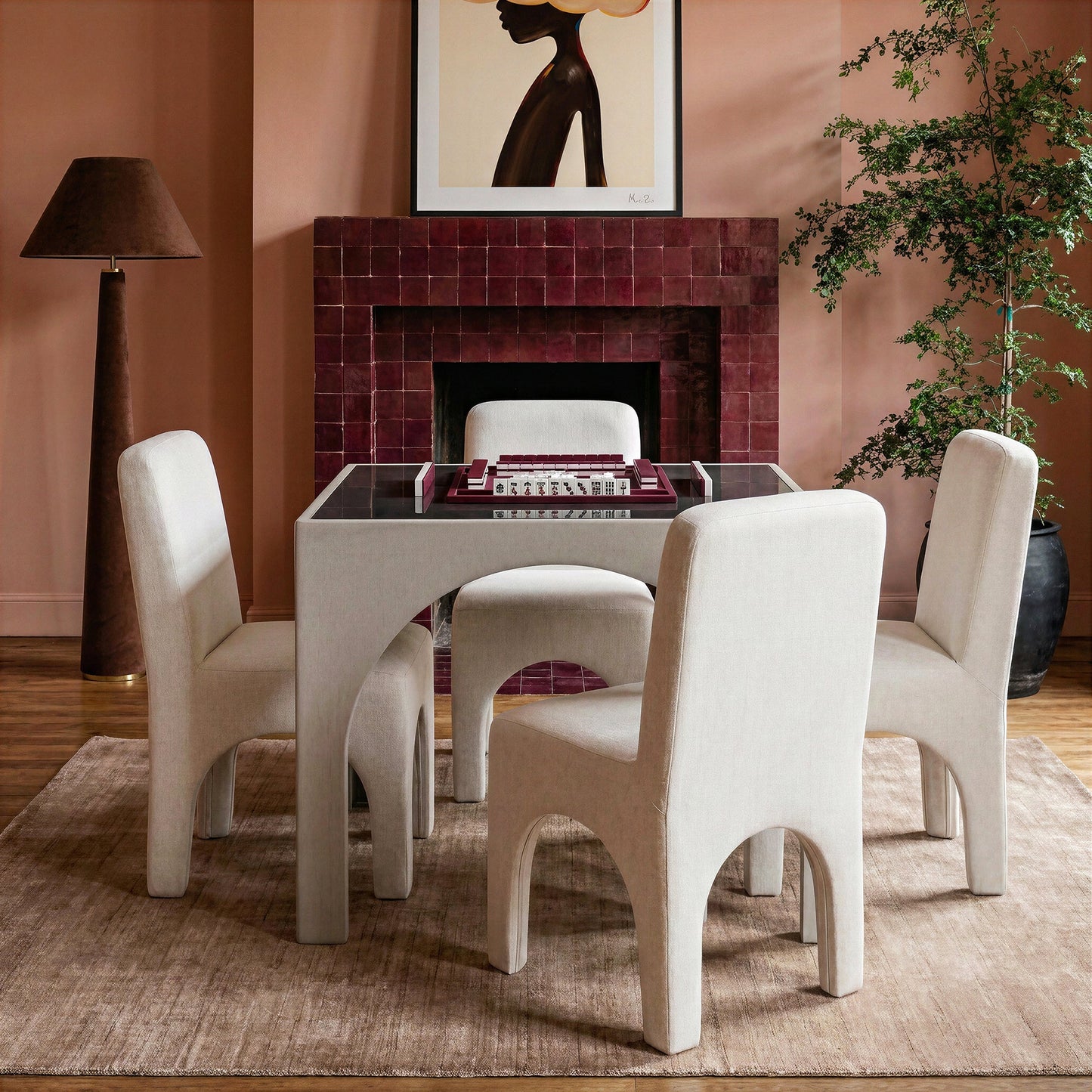 Tomlin Performance Chenille Dining Chair - TOV-D55112