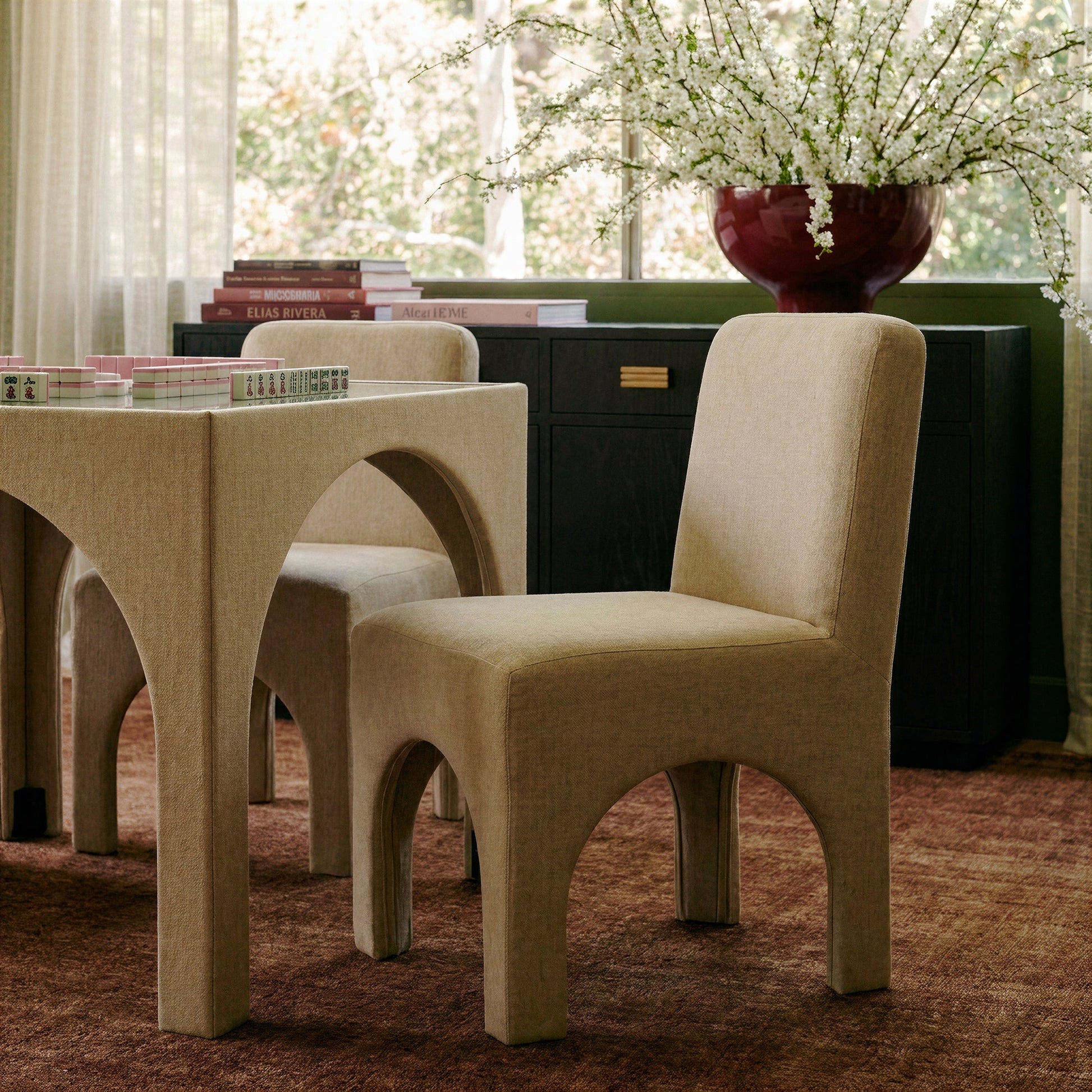 Tomlin Performance Chenille Dining Chair - TOV-D55114