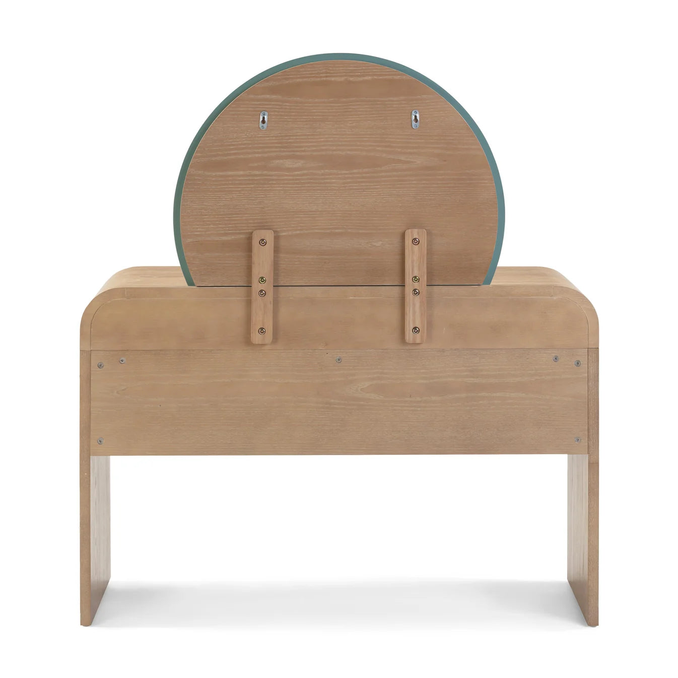 Moonrise 2-Drawer Vanity Desk with Mirror