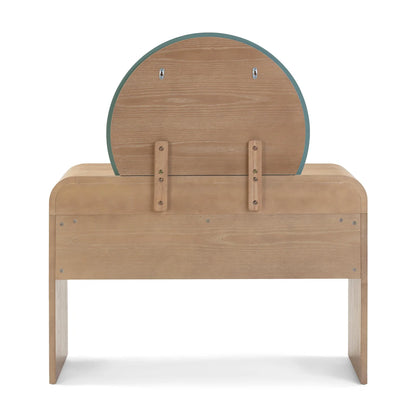 Moonrise 2-Drawer Vanity Desk with Mirror