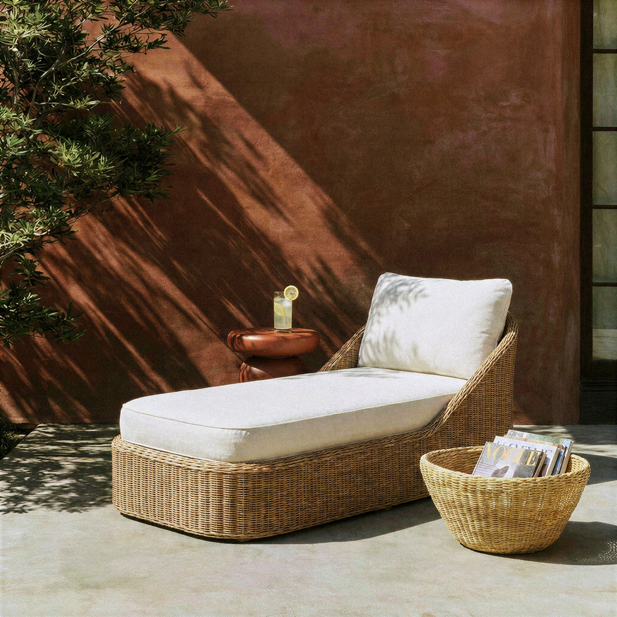 Axel Boucle Outdoor Lounge Chair - TOV-O54923
