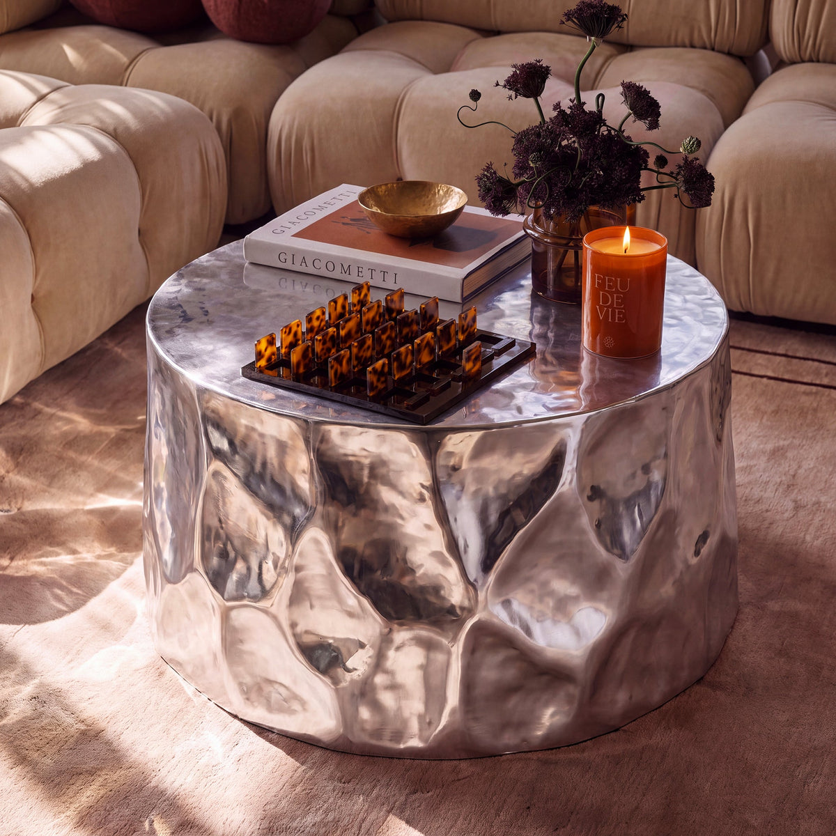 Forma Chrome Coffee Table - TOV-OC19037