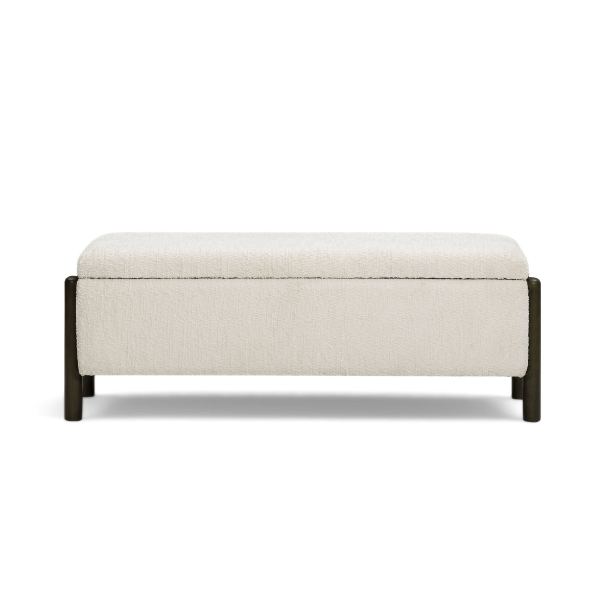 Abby Nubby Fabric Storage Bench - TOV-OC55020