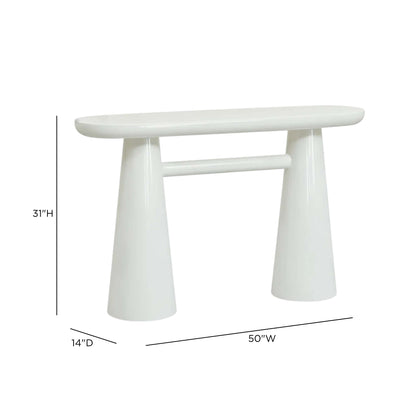 Baila Glossy Lacquer Console Table - TOV-OC69419