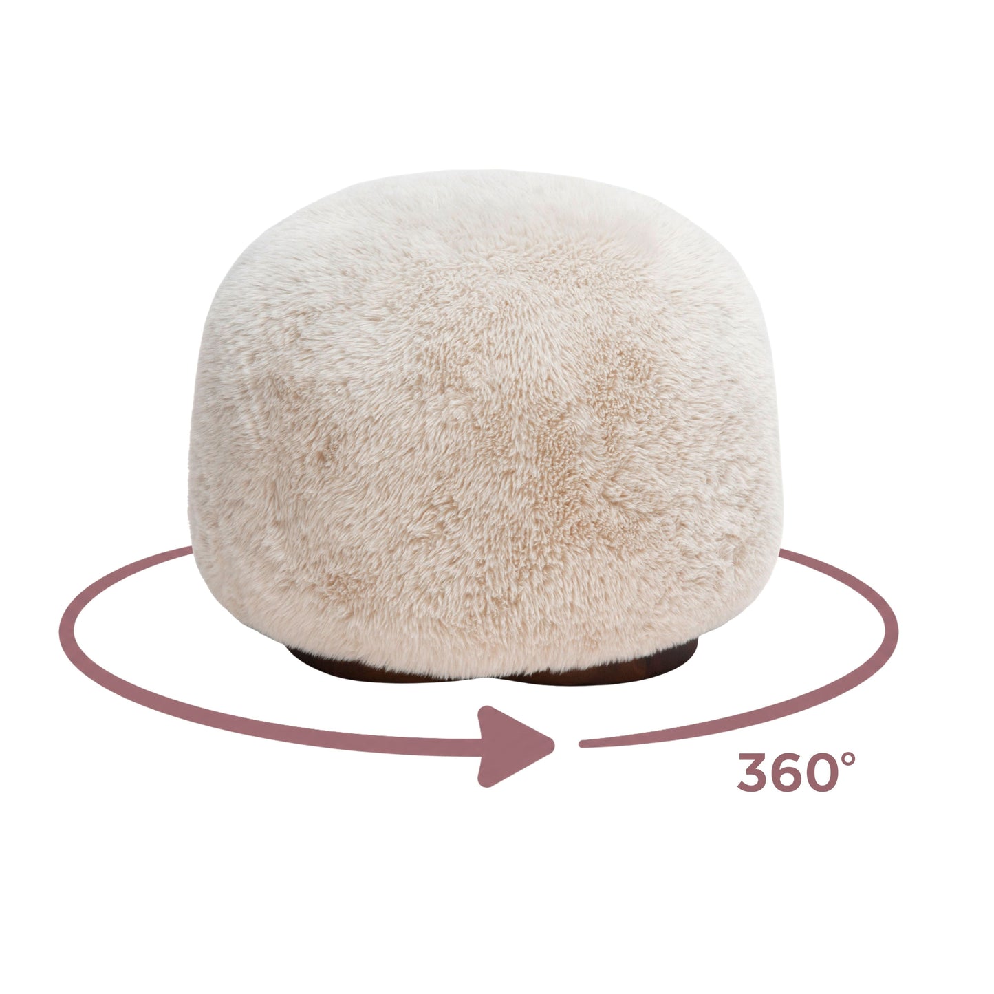 Oopa Swivel Ottoman - TOV-OC69506