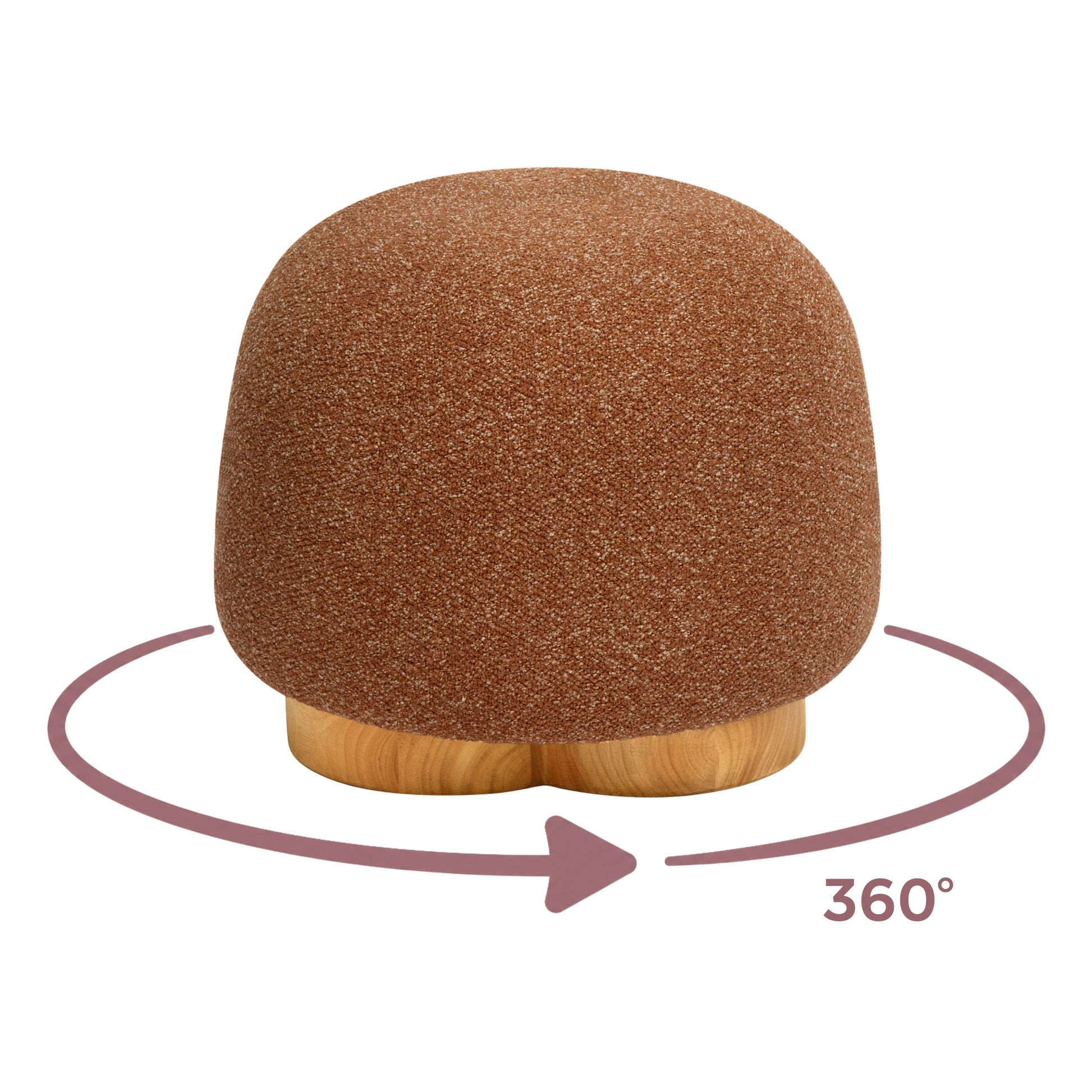 Oopa Swivel Ottoman - TOV-OC69508