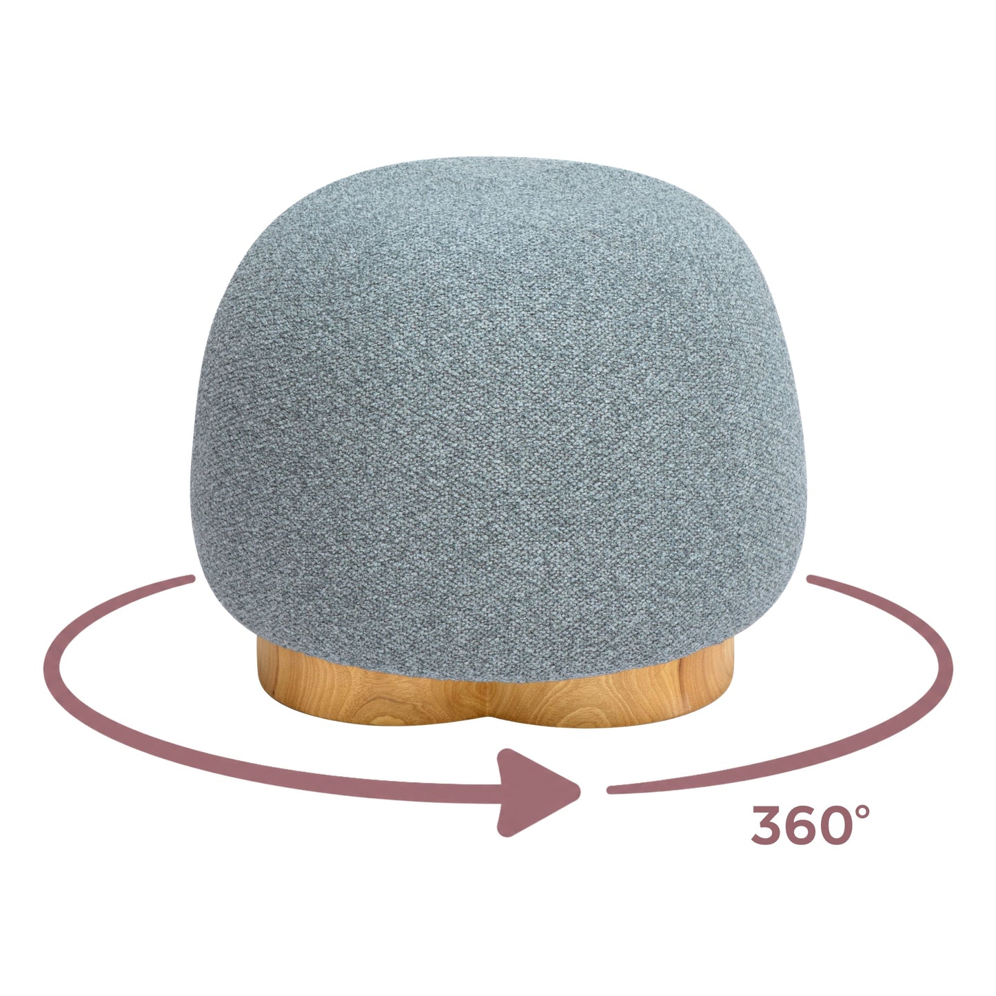 Oopa Swivel Ottoman - TOV-OC69509
