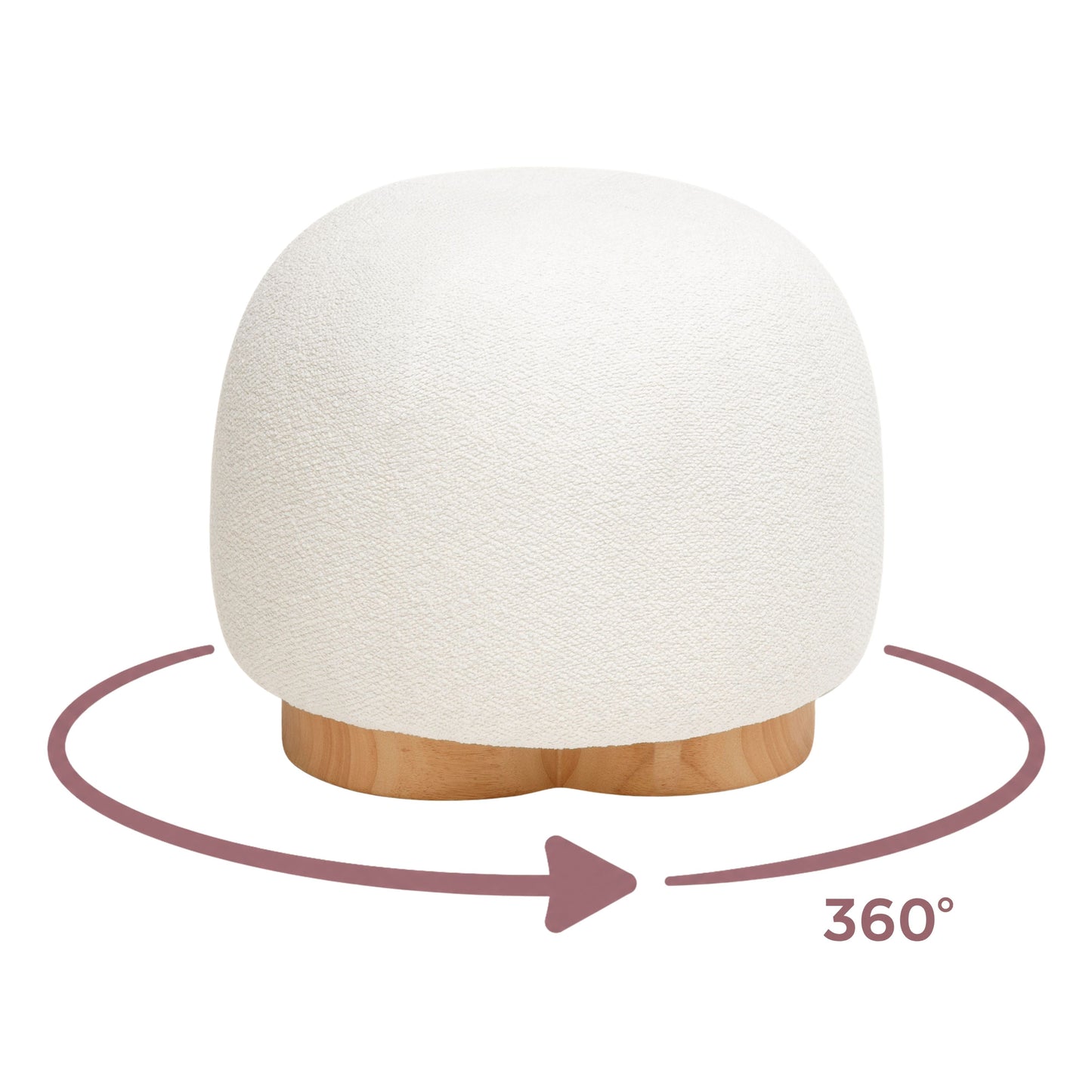 Oopa Swivel Ottoman - TOV-OC69510