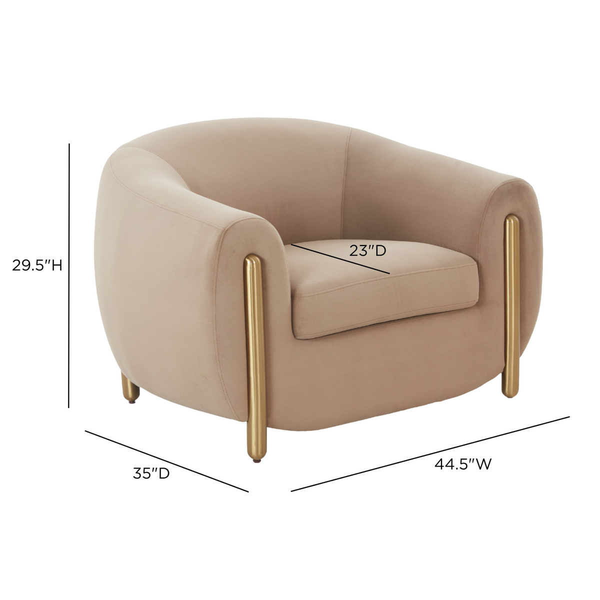Lina Accent Chair by Inspire Me! Home Decor - TOV-S69417