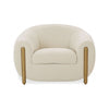 Lina Accent Chair by Inspire Me! Home Decor - Cream