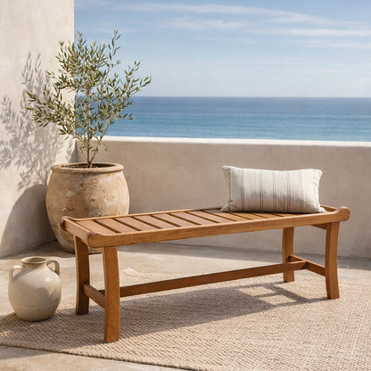 Outdoor Wood Bench