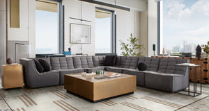 7 PC Sectional (2 Corners / 5 Armless)