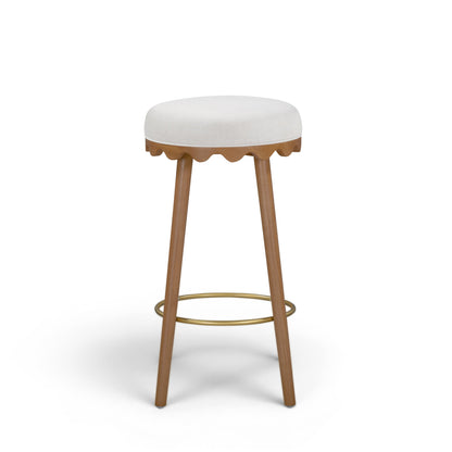 Oodle Performance Vegan Mohair Bar and Counter Stool - TOV-D54966