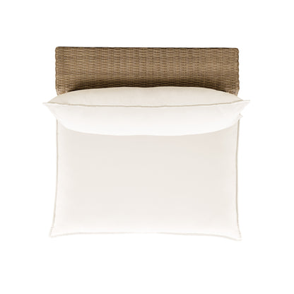 Cali Performance Fabric & Wicker Outdoor Armless Chair - REN-O12163-AC