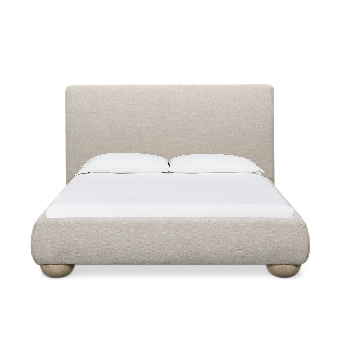 Rayne Textured Fabric Bed - TOV-B54944