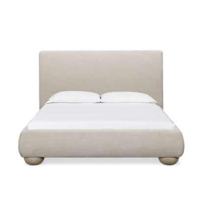 Rayne Textured Fabric Bed - TOV-B54944