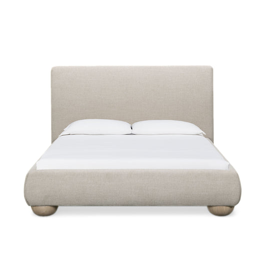 Rayne Textured Fabric Bed - TOV-B54944