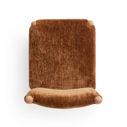 Bruno Thick Performance Chenille Straight Back Dining Chair - TOV-D69553
