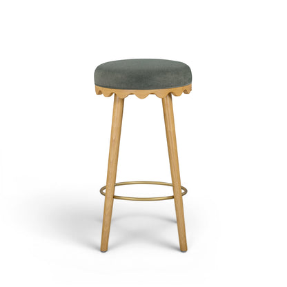 Oodle Performance Vegan Mohair Bar and Counter Stool - TOV-D54965