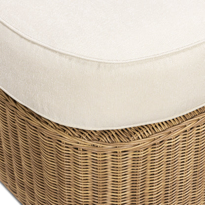 Axel Boucle Outdoor Ottoman - TOV-O54922
