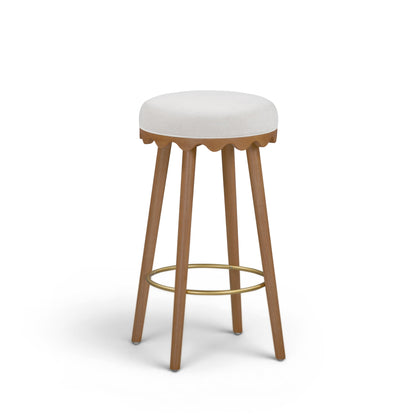 Oodle Performance Vegan Mohair Bar and Counter Stool - TOV-D54966