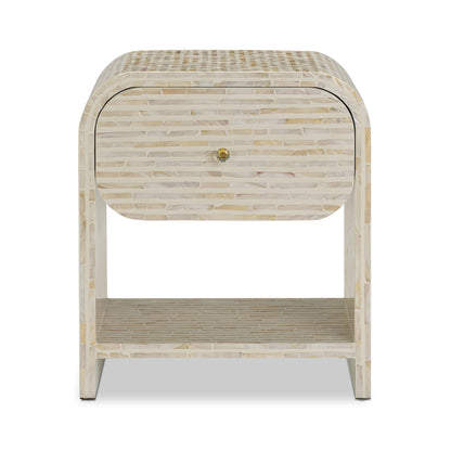 Borno Mother of Pearl Nightstand - TOV-B54951