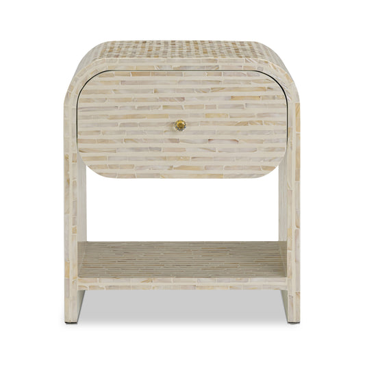 Borno Mother of Pearl Nightstand - TOV-B54951
