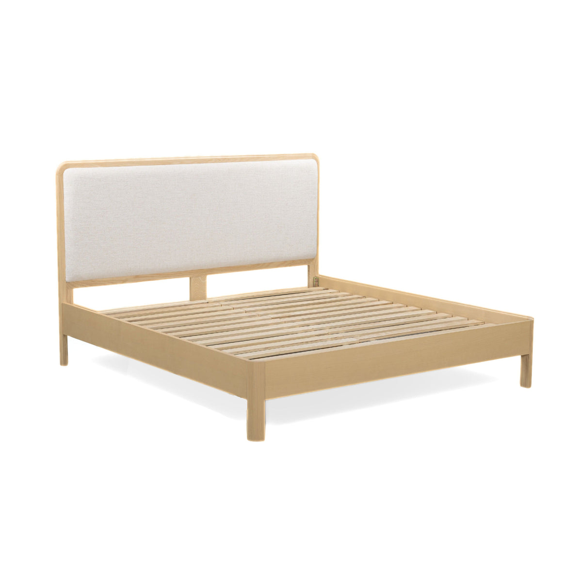 Rafaelle Natural Solid Ash Bed - TOV-B55026